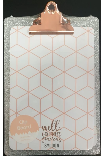 A5 CLIPBOARD WITH MEMO PAD SILVER