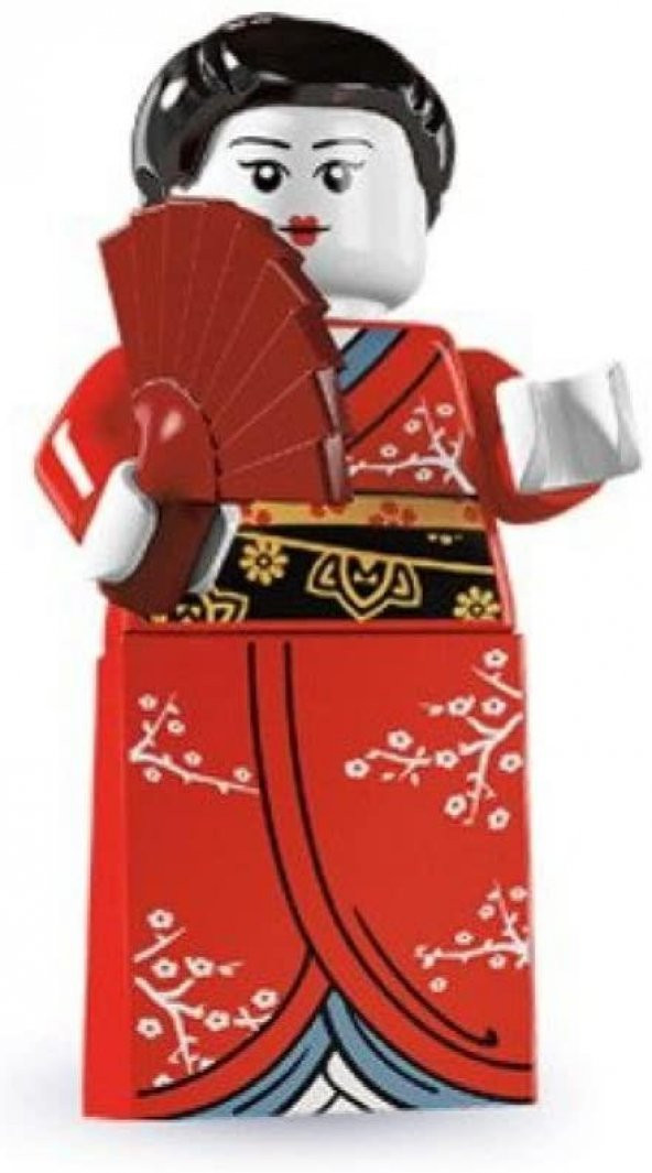 Lego Minifigür - Seri 4 - 8804 - Japon Kimono Girl