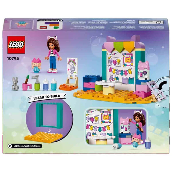 Lego Gabby’s Dollhouse Karton Yavru Kedi ile El Sanatları 10795 - Resim 2