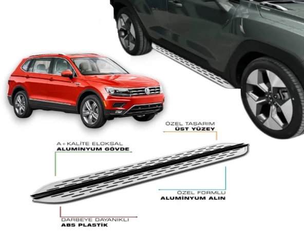 VOLKSWAGEN TIGUAN 2 ALLSPACE 2016 2017 2018 2019 2020 2021 2022 2023 YAN BASAMAK ürün görseli 1
