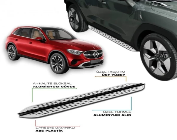 MERCEDES GLC 2022 2023 2024 2025 YAN BASAMAK ürün görseli 1