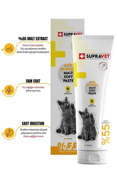 Anti Hairball Kediler Için Malt Macun 100 G - 4