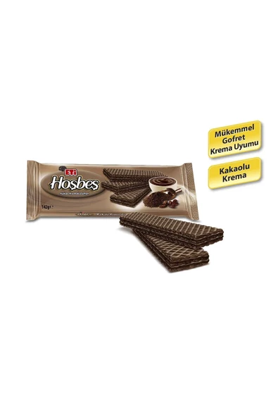 Eti Hoşbeş Kakao KremalI Gofret 142 g x 20 Adet - 3