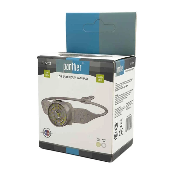 Panther PT-5525 USB Şarjlı Kafa Lambası - 3