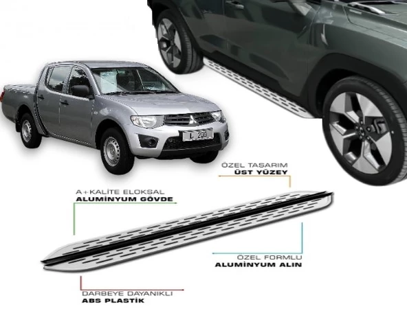 MITSUBISHI L200 4 2006 2007 2008 2009 2010 2011 2012 2013 2014 YAN BASAMAK ürün görseli 1