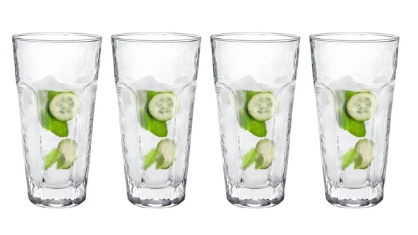 Madame Coco Floressa 4 Lü Cam Su,Meşrubat Bardağı 275Ml 8,5X16,5Cm - 3
