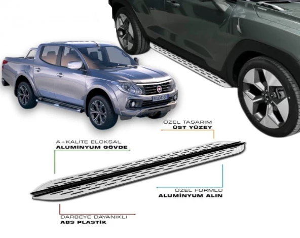 FİAT FULLBACK 2016 2017 2018 2019 2020 YAN BASAMAK ürün görseli 1