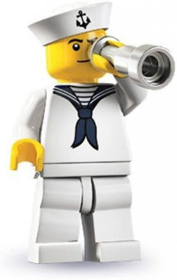 Lego Minifigür - Seri 4 - 8804 - Sailor - 1