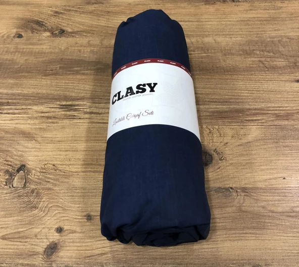 Clasy Battal Çift Kişilik %100 Pamuk Lastikli Çarşaf + 2 Adet Yastık Kılıfı 180 x 200 - 5