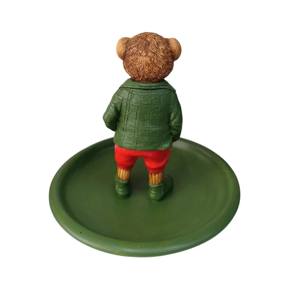 Teddy Bear Ralph L Çerezlik - Kahvaltı - Kahve - Meyve Sunum Tabağı - 4