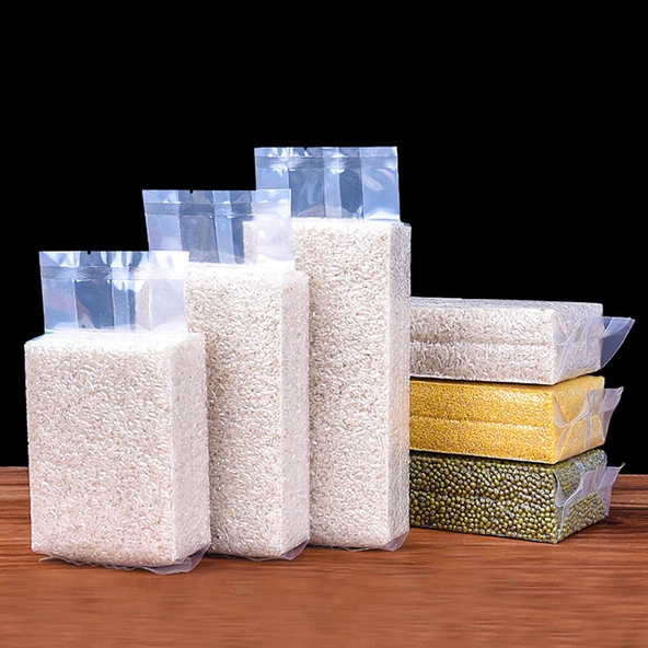 25X40 Cm Endüstriyel Tip 5 KG 310 ADET 80 Mikron Gıda Vakum Şarküteri Bakliyat Peynir Poşeti Torbası - 4