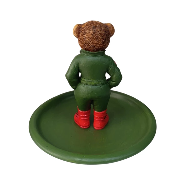 Teddy Bear Ralph L Çerezlik - Kahvaltı - Kahve - Meyve Sunum Tabağı - 5