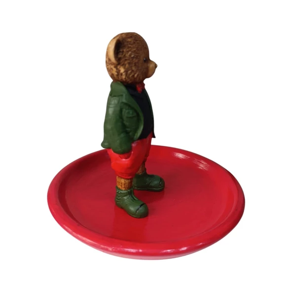 Teddy Bear Ralph L Çerezlik - Kahvaltı - Kahve - Meyve Sunum Tabağı - 7