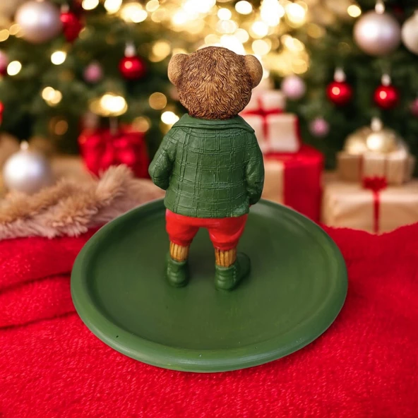 Teddy Bear Ralph L Çerezlik - Kahvaltı - Kahve - Meyve Sunum Tabağı - 3