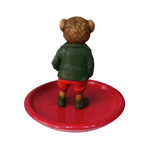 Teddy Bear Ralph L Çerezlik - Kahvaltı - Kahve - Meyve Sunum Tabağı - 5