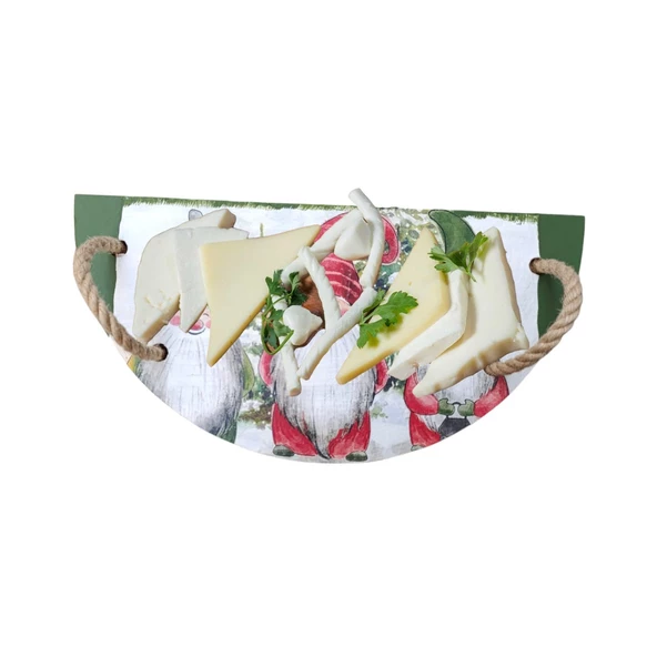 Yarım Ay Şeklinde Sunumluk, Tepsi - Yılbaşı, Noel, Özel Etkinlik, Sunumluk - Resim 2