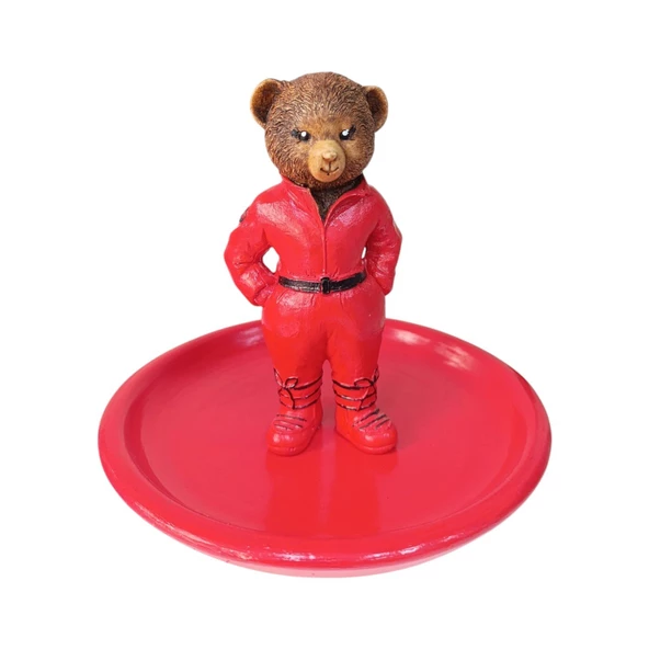 Teddy Bear Ralph L Çerezlik - Kahvaltı - Kahve - Meyve Sunum Tabağı - 3