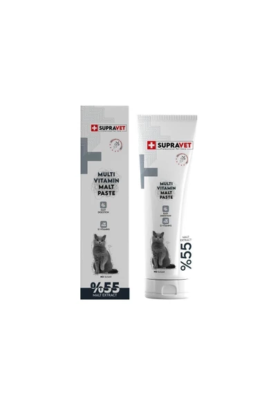 Kediler Için Taurinli Multi Vitamin Kedi Macunu 100 gr ( %55 Extra Malt ) - Resim 2