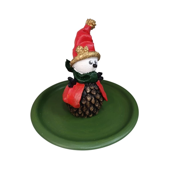 Yılbaşı Kardan Adam Geyiği Çerezlik - Kahvaltı - Kahve - Meyve Sunum Tabağı - 6