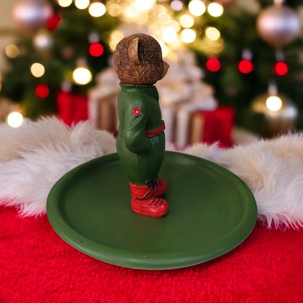 Teddy Bear Ralph L Çerezlik - Kahvaltı - Kahve - Meyve Sunum Tabağı - 2