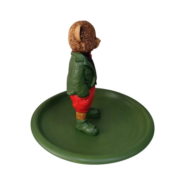 Teddy Bear Ralph L Çerezlik - Kahvaltı - Kahve - Meyve Sunum Tabağı - 5