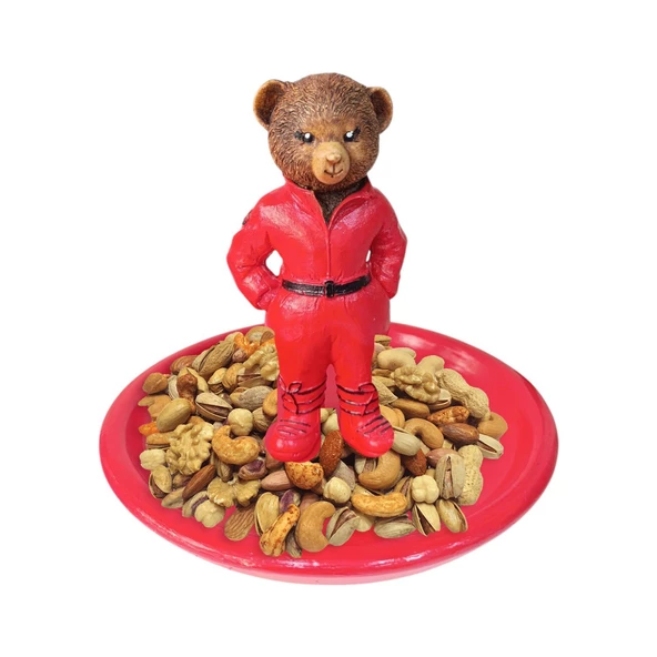 Teddy Bear Ralph L Çerezlik - Kahvaltı - Kahve - Meyve Sunum Tabağı - 2