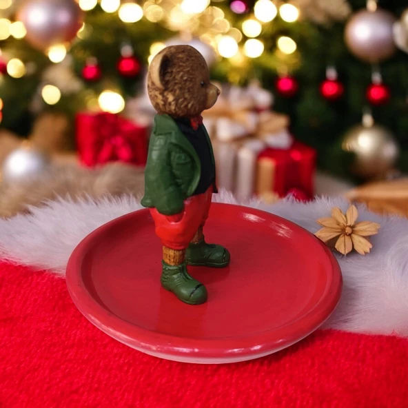 Teddy Bear Ralph L Çerezlik - Kahvaltı - Kahve - Meyve Sunum Tabağı - 2