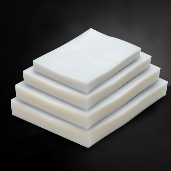 30X35 Cm Endüstriyel Tip 5 KG 300 ADET 80 Mikron Gıda Vakum Şarküteri Bakliyat Peynir Poşeti Torbası - 5