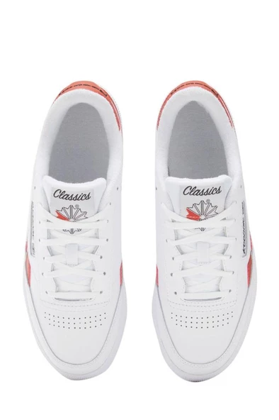 Reebok Club C Revenge 100204580 Kadın Sneaker Ayakkabı Beyaz Kırmızı 36-40 - 4