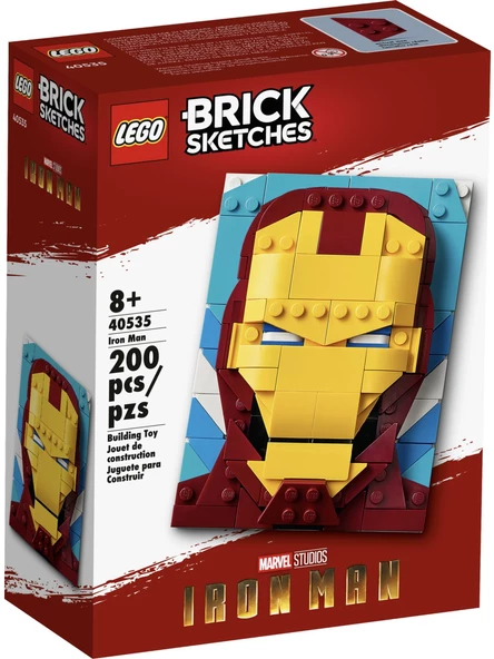 LEGO Brick Sketches Iron Man 40535