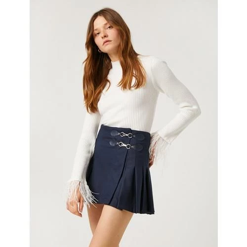 KEMER DETAYLI MINI PILELI ETEK - 4