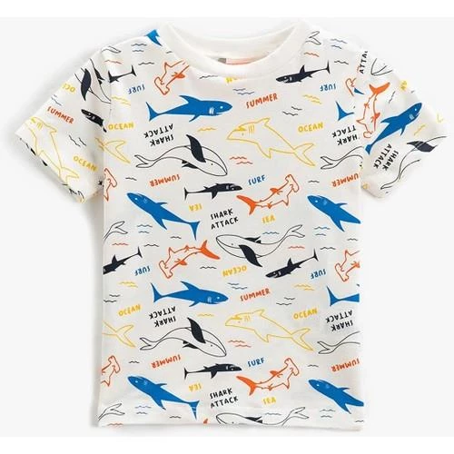 MARINE METRAJ BASKILI TSHIRT SS