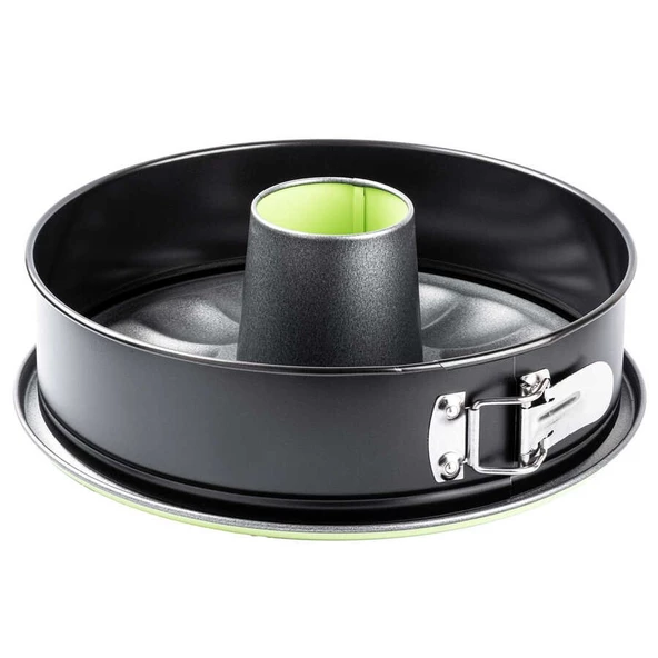 Tantitoni Kelepçeli Tüplü Kek Kalıbı 26cm Yeşil - 2