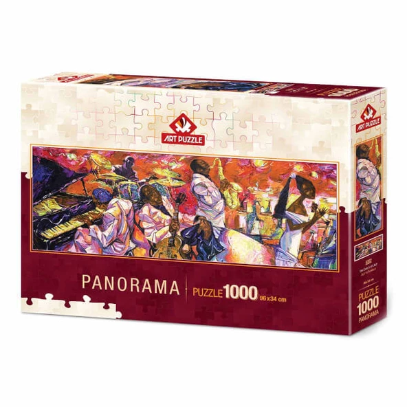 Art Puzzle Jazz'ın Renkleri 1000 Parça Panorama Puzzle 96x34cm 5352