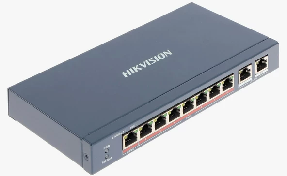 HIKVISION DS-3E0310P-E/M 8XFE+2XFE 65W POE SWITCH