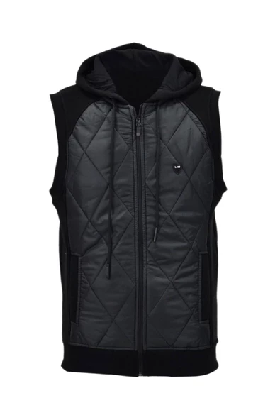 Erkek Kapitone Modelli Kapüşonlu Yelek BGL-ST04145 - Resim 2