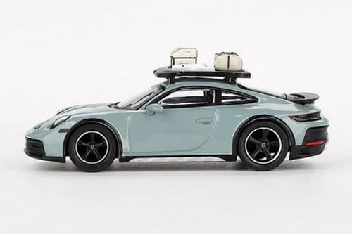 Mini GT 780 Porsche 911 Dakar Shade Green Metallic LHD Model Araba