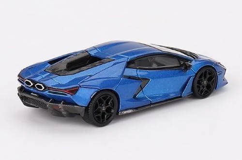 Mini GT 748 Lamborghini Revuelto Blue Eleos LHD Model Araba - 2