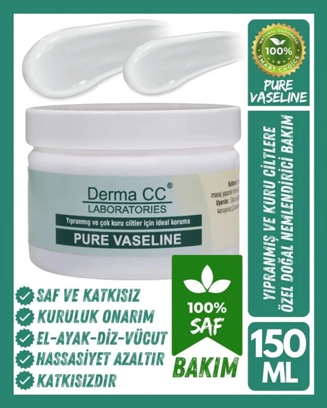 Derma CC Sensitive Pure Katkısız Saf Vazelin 150 ml