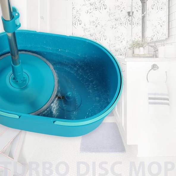 Motek Yeni Nesil Pratik Turbo Disk Mop Temizlik Seti - 4