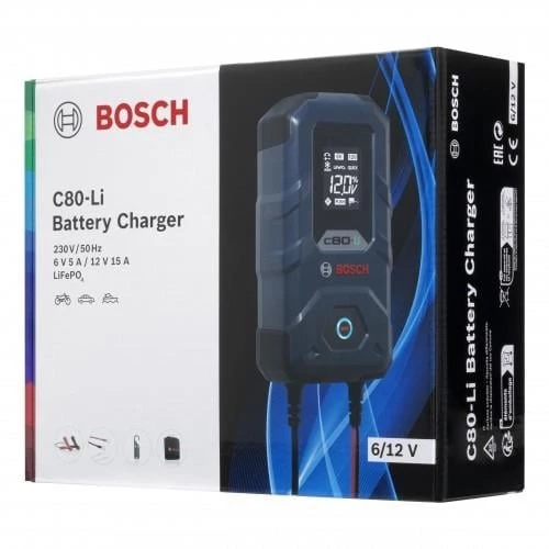 Bosch C80-Li 6-12 V 15 A Akü Şarj Cihazı - 2