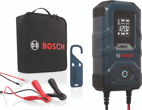 Bosch C80-Li 6-12 V 15 A Akü Şarj Cihazı