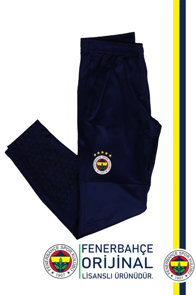 Fenerbahçe Orijinal A Takım Futbolcu Lacivert Antrenman Çocuk T-Shirt + Eşofman Alt Set - 3