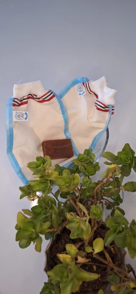 EKER-MAVİ BİYELİ HIZLIGİY KESE-Banyo ve Duş Kesesi-Lastikli Kese-Doğal Özel Dokuma-Standart Kese - 8