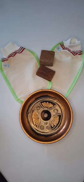 EKER-YEŞİL BİYELİ HIZLIGİY KESE SETİ-2 ADET KESE-LASTİKLİ KESE- BANYO VE DUŞ KESESİ-STANDART KESE - 4