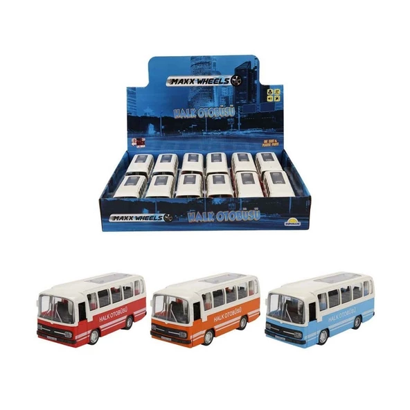 3097 Sunman, Çek Bırak Açık Halk Otobüsü 15 cm