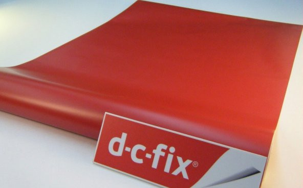 D-c-fix 346-8112 Düz Mat Kırmızı Kendinden Yapışkanlı Folyo