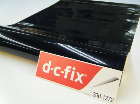 D-c-fix 200-1272 Düz Parlak Siyah Yapışkanlı Folyo