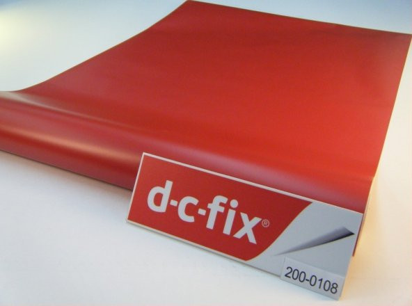 D-c-fix 200-0108 Mat Kırmızı Kendinden Yapışkanlı Folyo