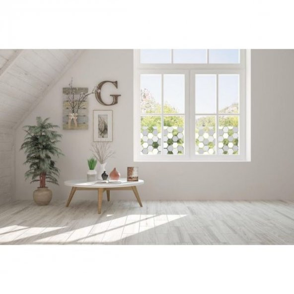 D-c-fix 334-5039 Geometrik Desen Statik Cam Folyo (90cm x 1mt) - 8
